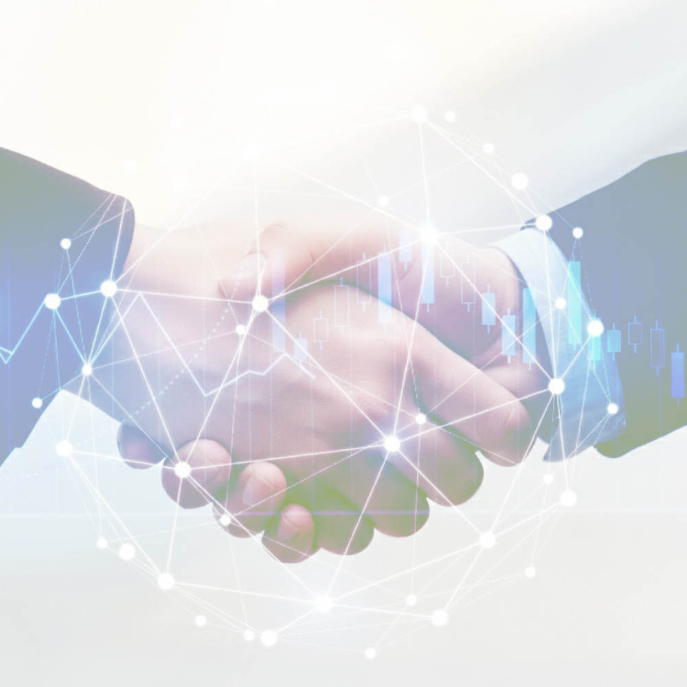 Handshake for partnership